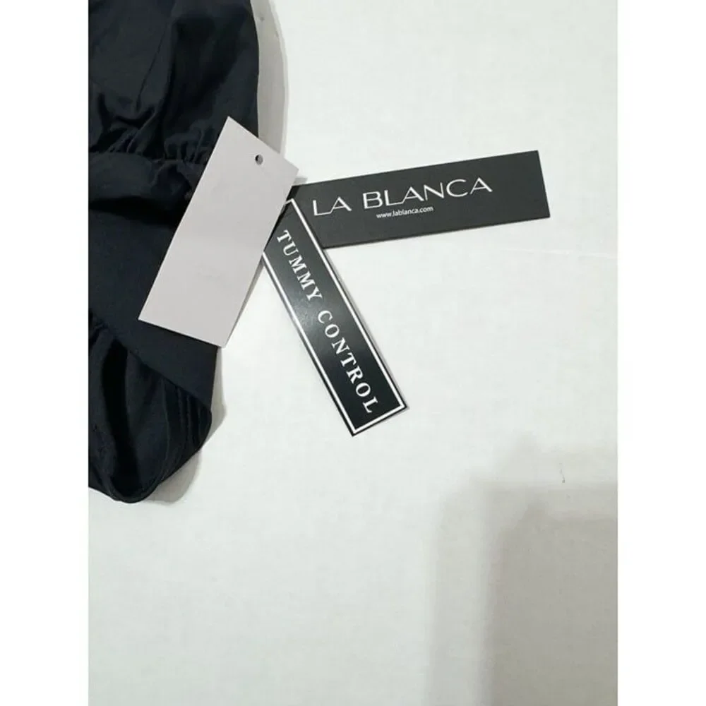 La Blanca Plus NWT Sz 18W Black Swimsuit Set